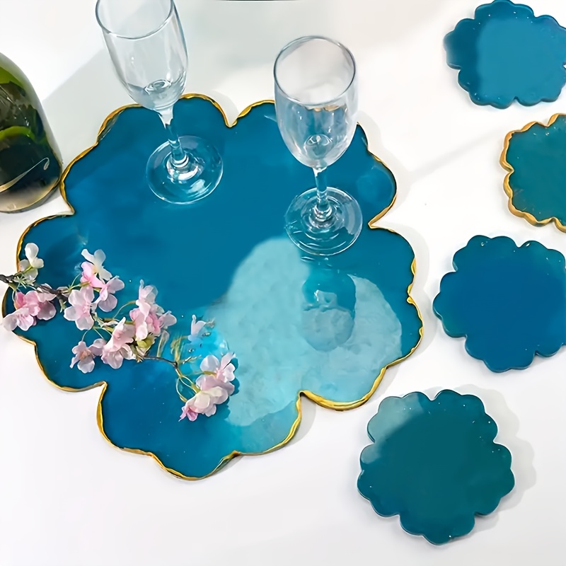 Resin Art Tools - 5pcs Mirror Large Flower Small Flower