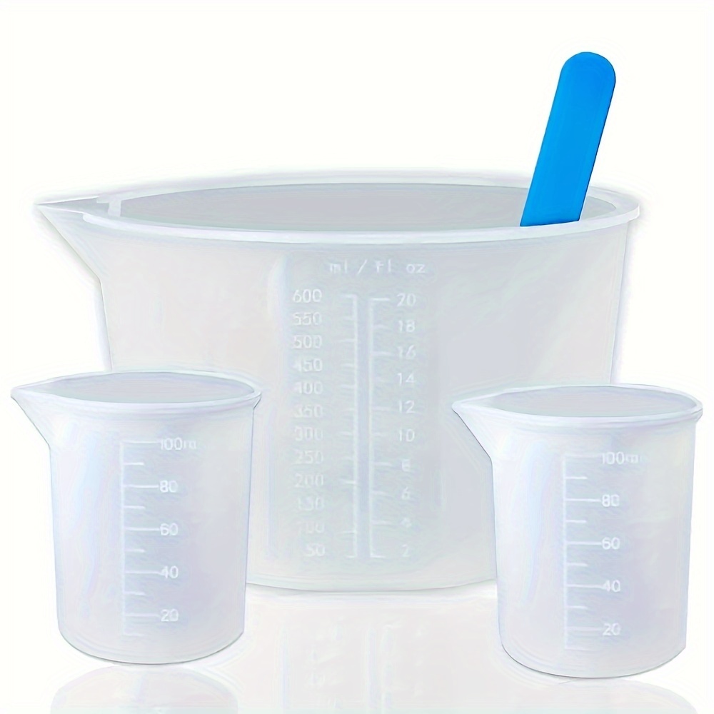 Resin Art Tools - Silicone Measuring Cups, Resin Supplies With