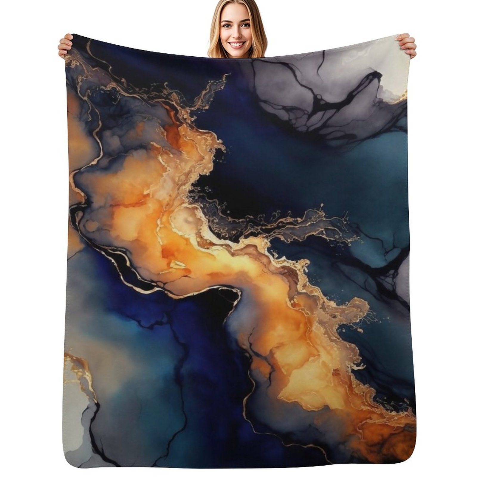 Resin Art Watch - Volcanic Waves - Abstract Alcohol Ink