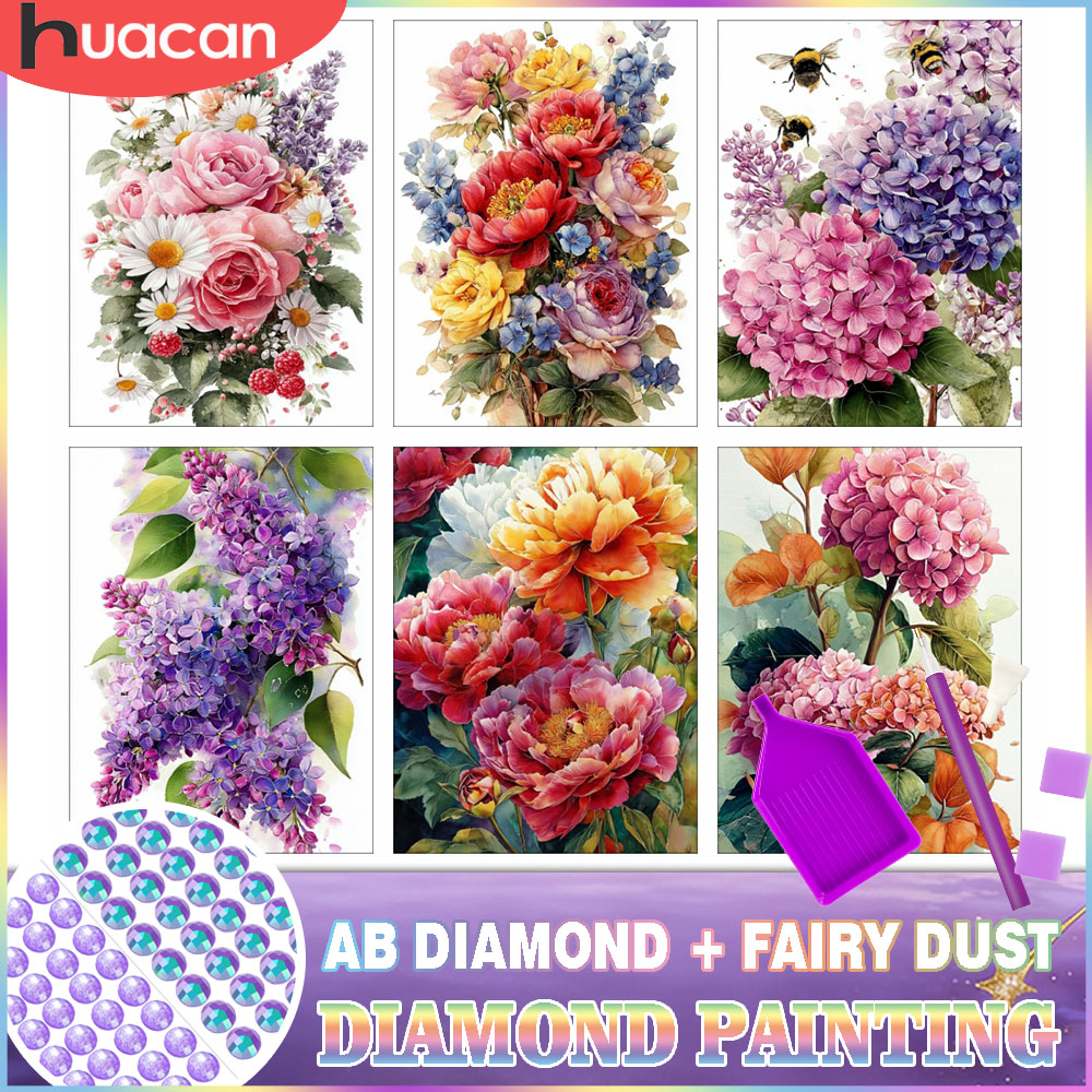 Resin Art For Rose - HUACAN Diamond Painting Kit Flower Rose