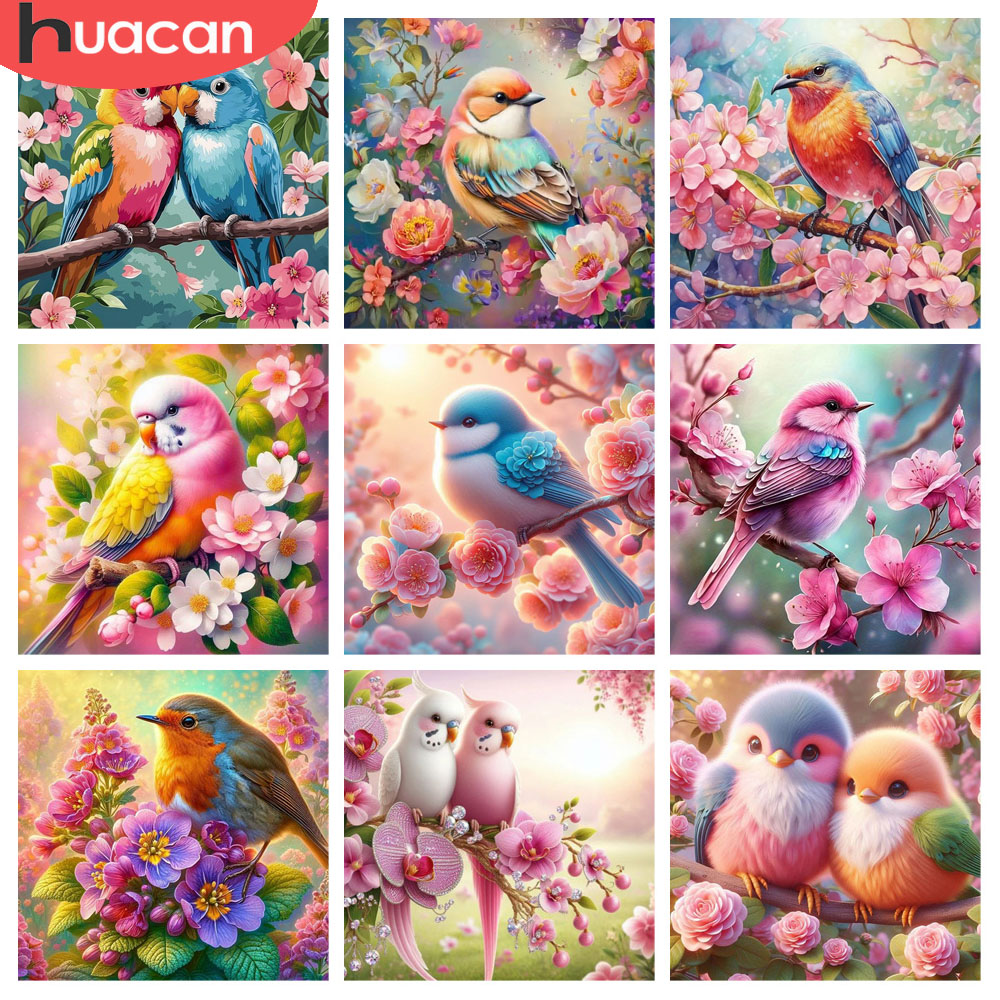 HUACAN Diamond Painting Bird F - Resin Art For Rose review and price