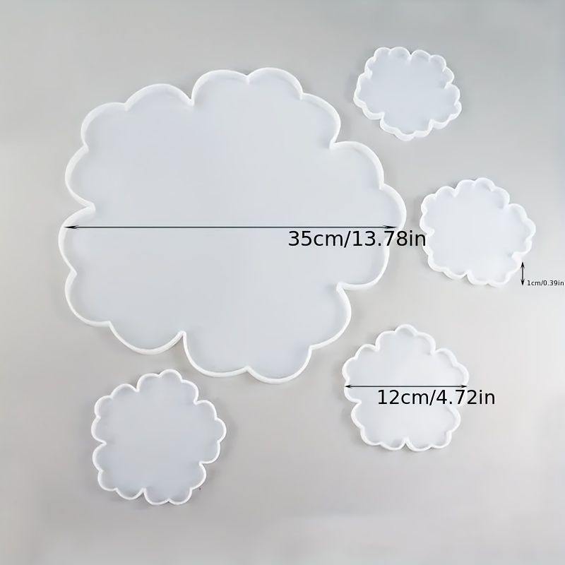 5pcs Mirror Large Flower Small - Resin Art Tools review and price