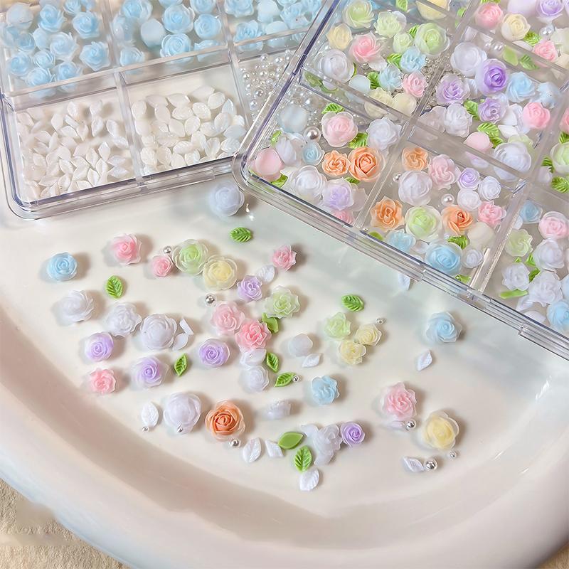 3D Nail Art Decoration Kit 6 1 - Resin Art Using Flowers review and price