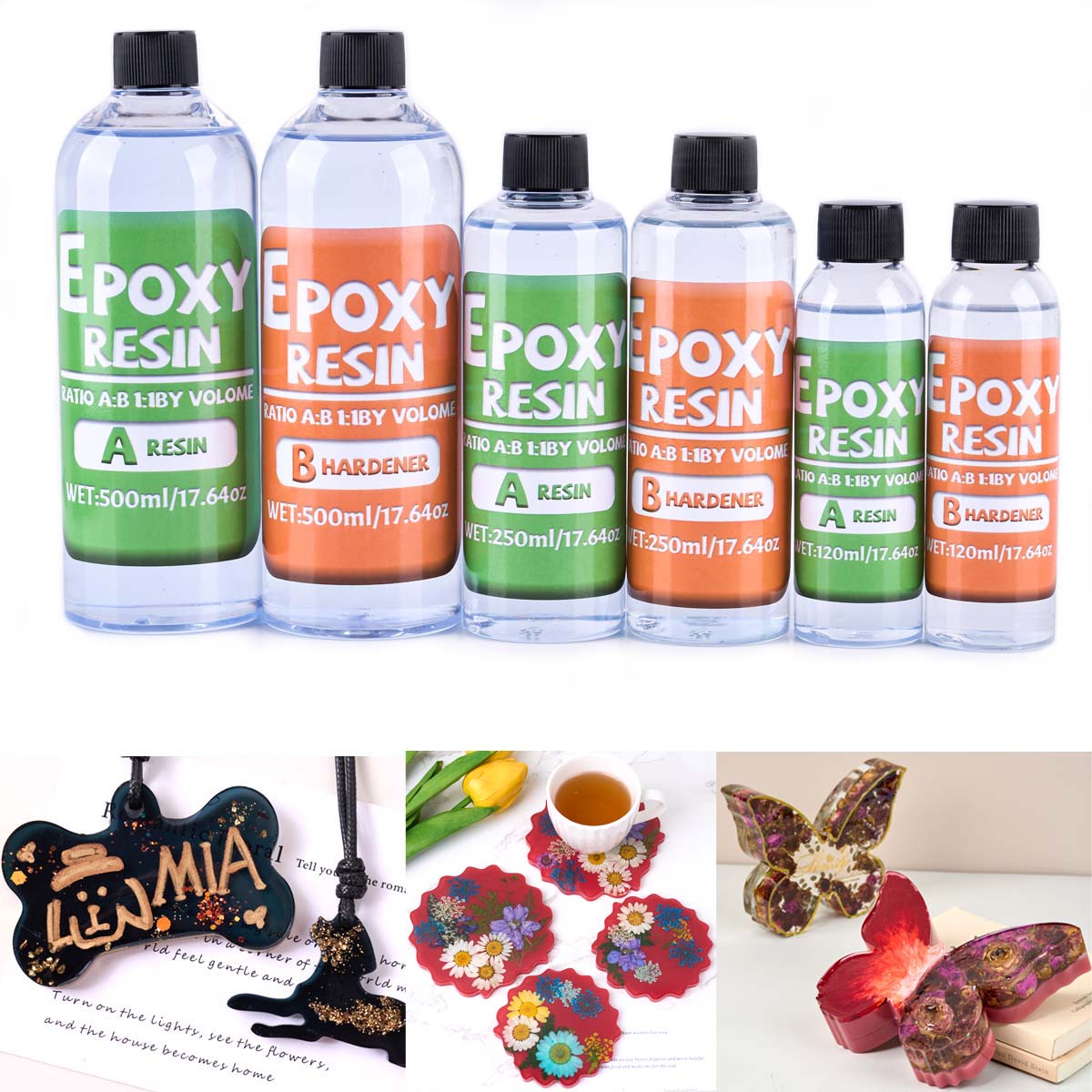 1:1 Ratio Epoxy Resin Kit Anti - Resin Art Tools review and price