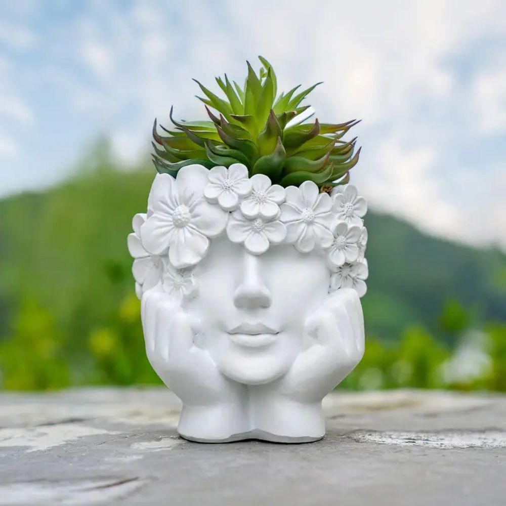 1 Creative Female Face Flower  - Resin Art Using Flowers review and price