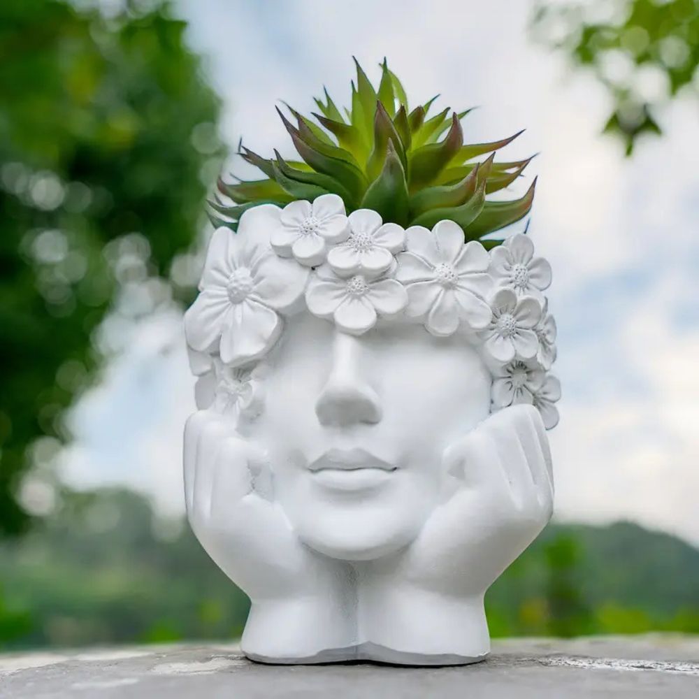 1 Creative Female Face Flower  - Resin Art Using Flowers review and price