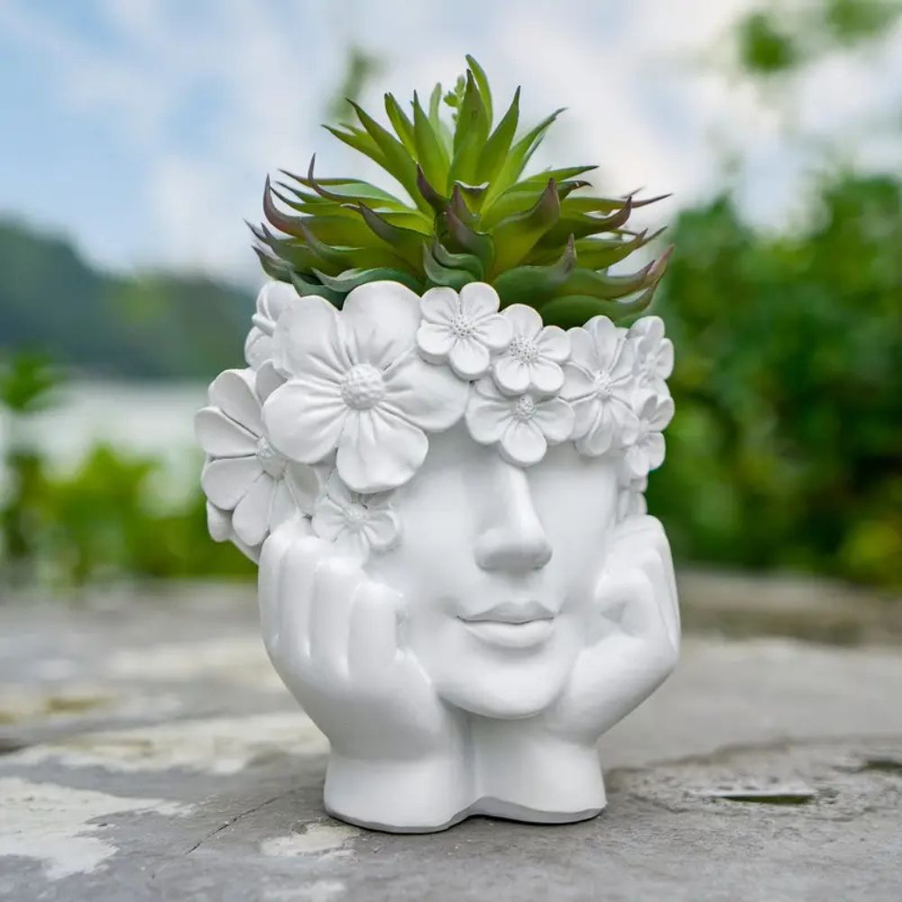 1 Creative Female Face Flower  - Resin Art Using Flowers review and price