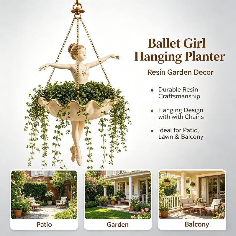 Decorative Ballerina Hanging P - Resin Art Using Flowers review and price