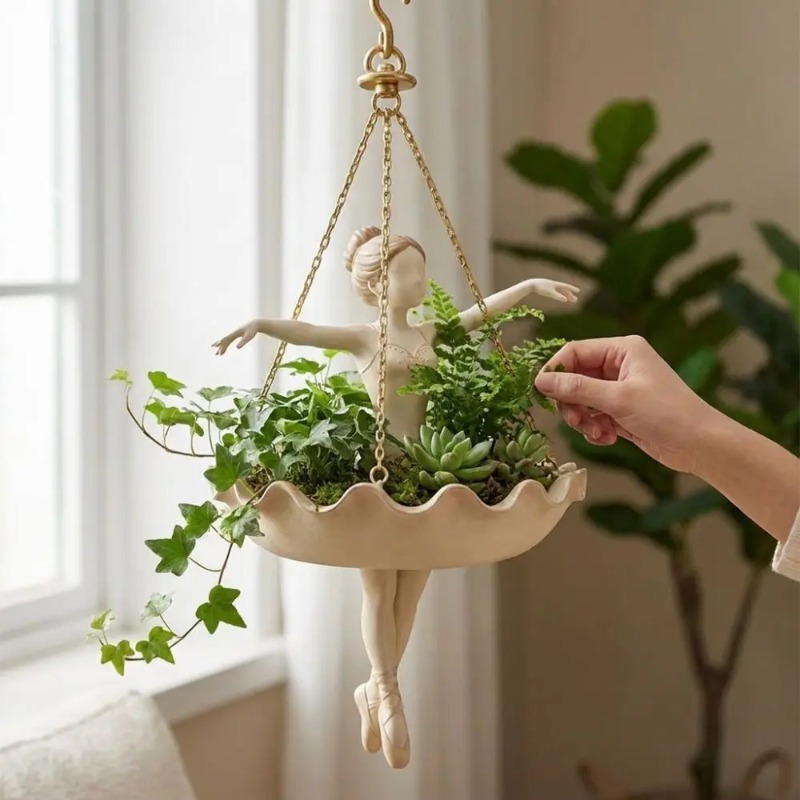 Decorative Ballerina Hanging P - Resin Art Using Flowers review and price