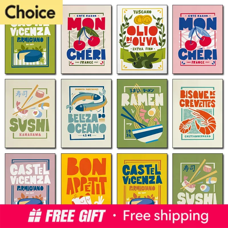 2026 Cartoon Funny Food Poster - Resin Art Quotes review and price