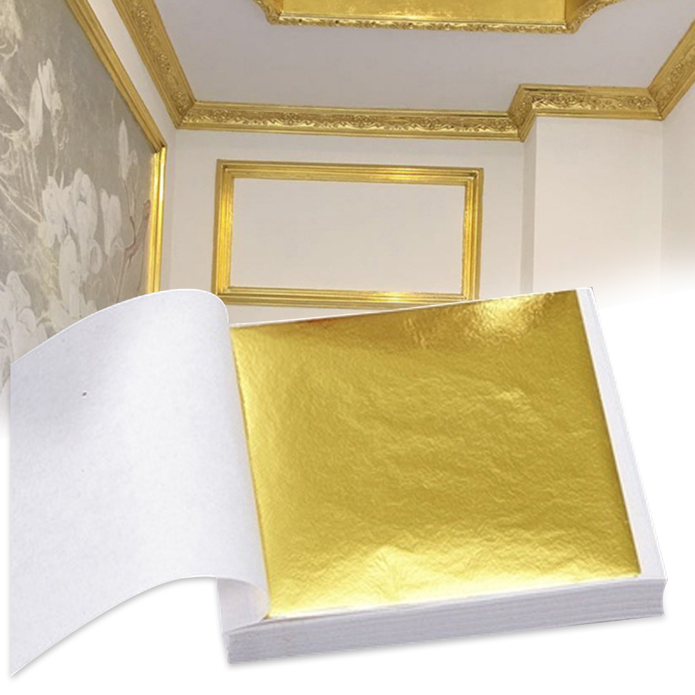 100pcs  Art Craft Design Paper - Gold Leaf Foil review and price