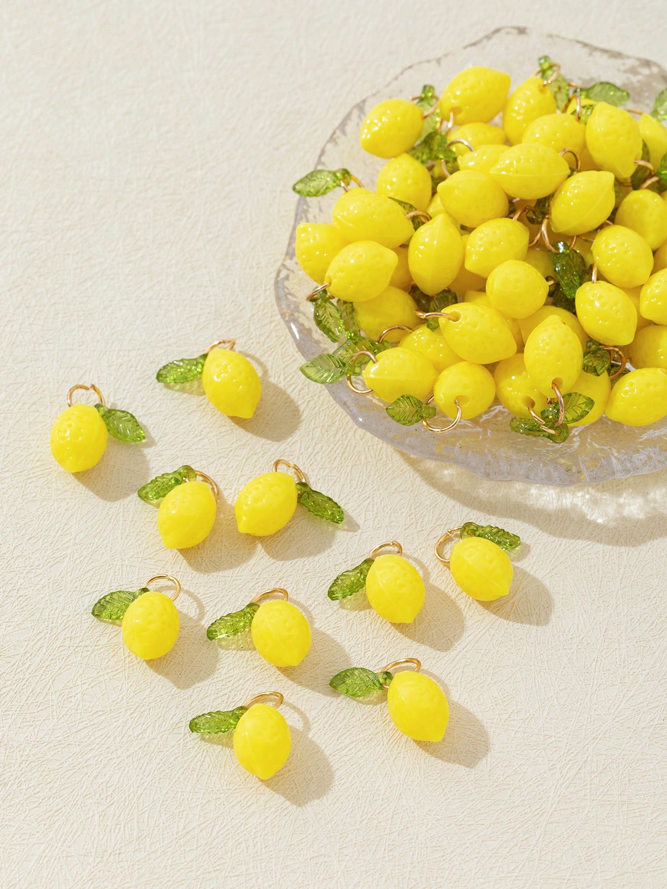 10Pcs 3D Lemon Resin Charms Pe - Resin Art Handmade review and price