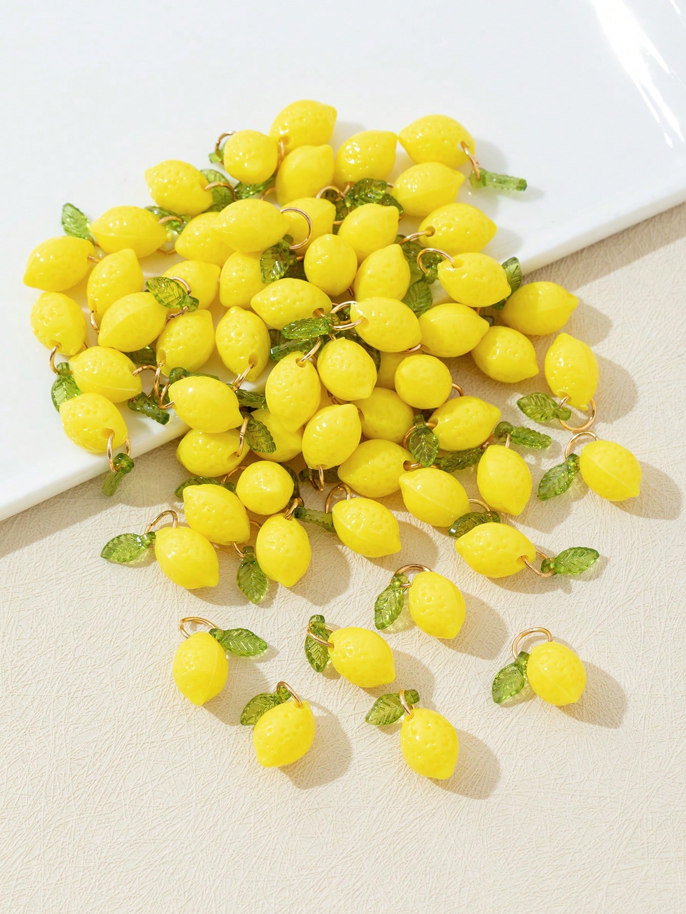 10Pcs 3D Lemon Resin Charms Pe - Resin Art Handmade review and price