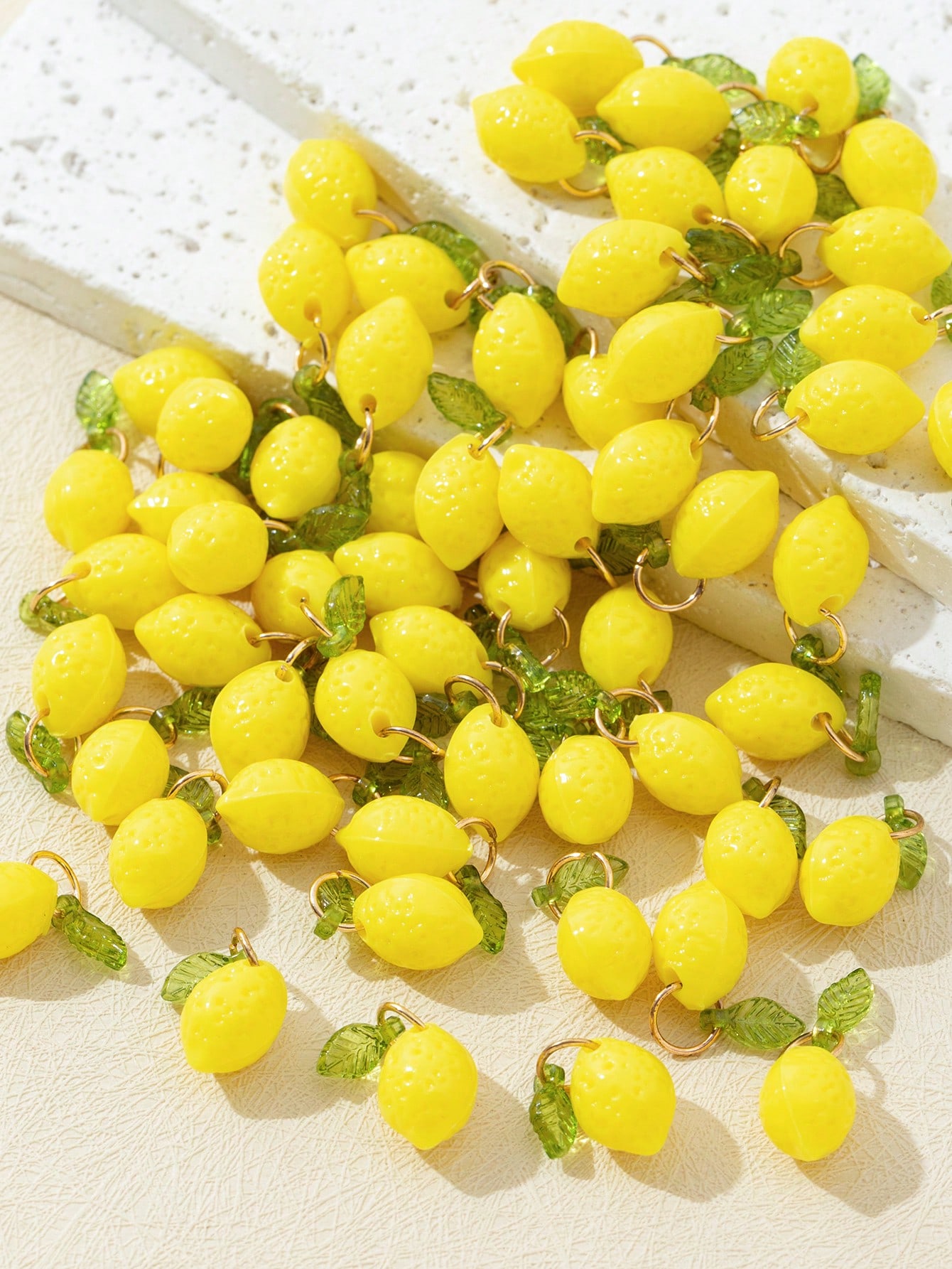 10Pcs 3D Lemon Resin Charms Pe - Resin Art Handmade review and price