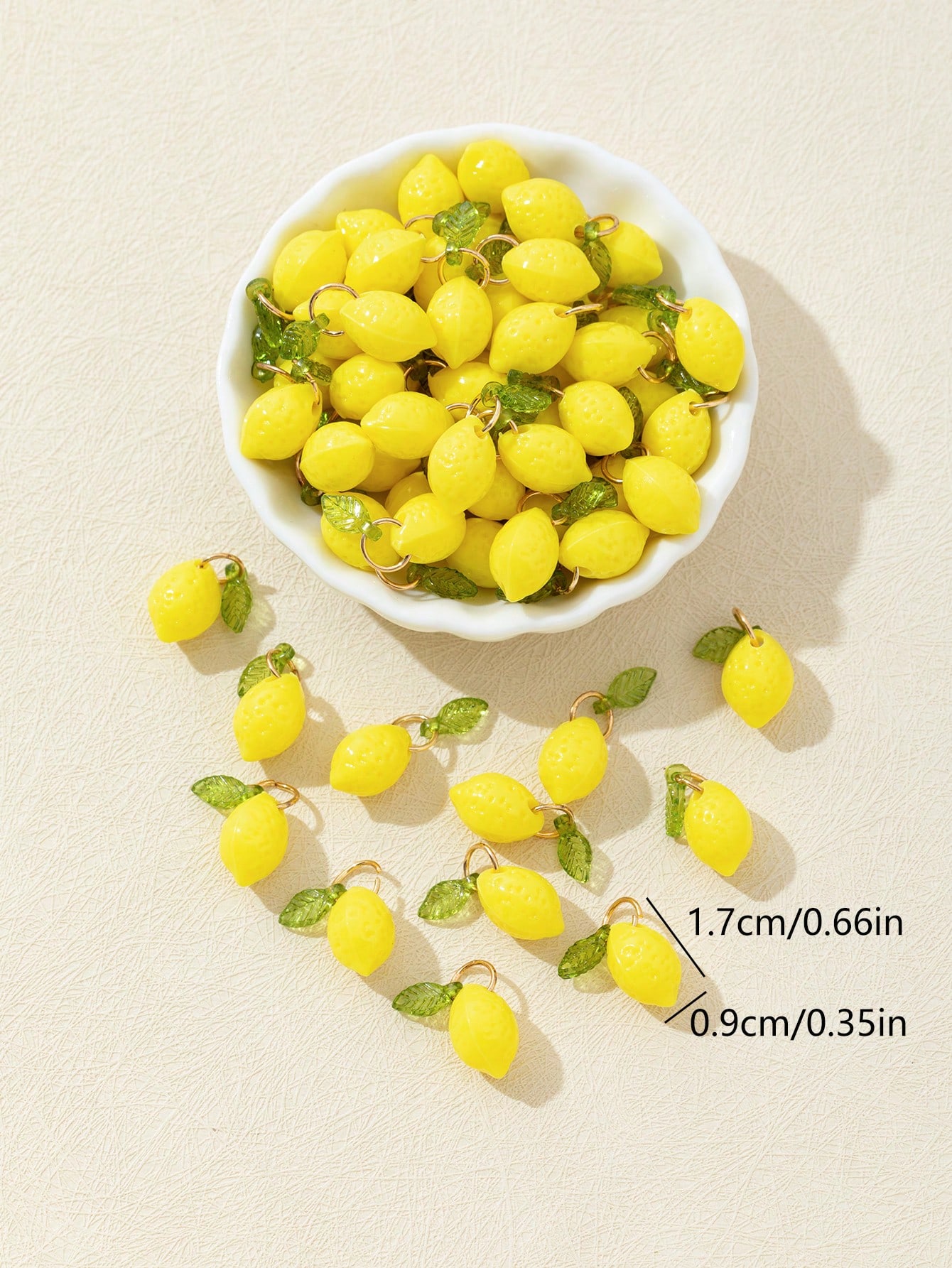 10Pcs 3D Lemon Resin Charms Pe - Resin Art Handmade review and price