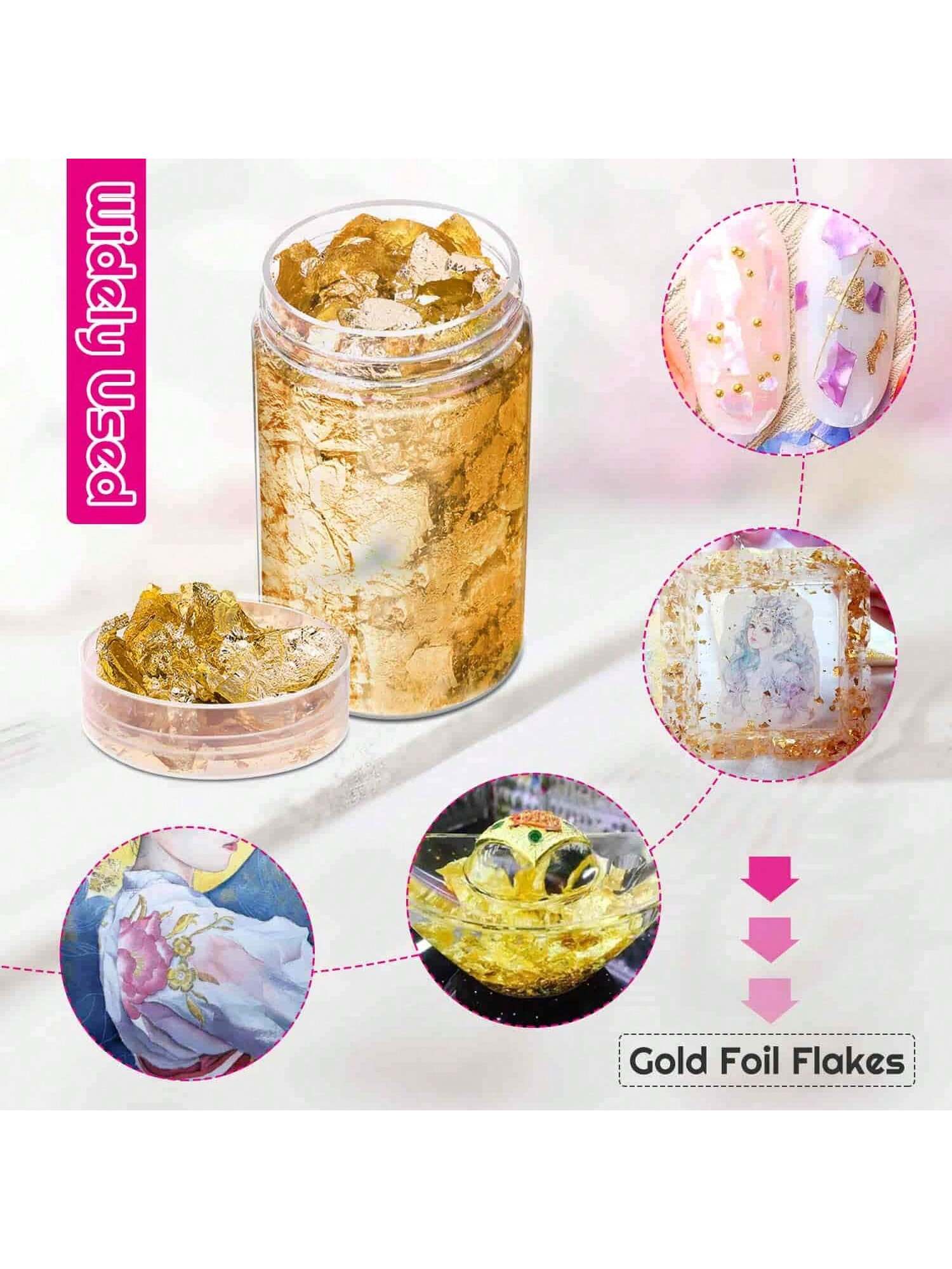 Gold Flakes, Gold Leaf Cake De - Gold Leaf Foil review and price
