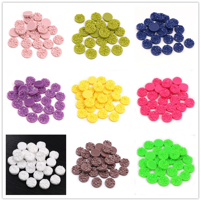 40pcs Resin Druzy Cabochons Do - Resin Art Handmade review and price