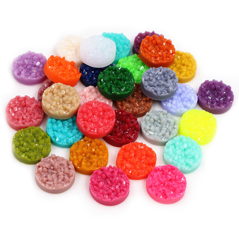 40pcs Resin Druzy Cabochons Do - Resin Art Handmade review and price