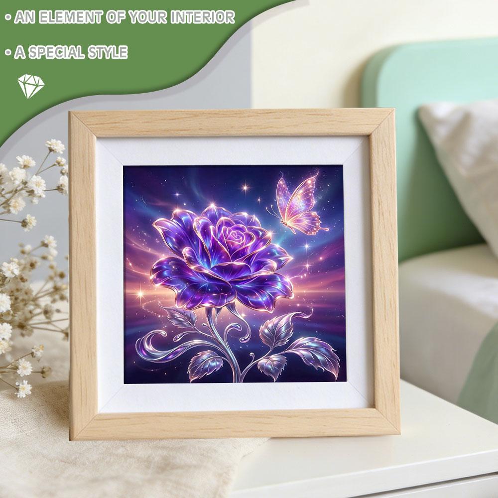 Huacan Full Square Round Diamo - Resin Art For Rose review and price