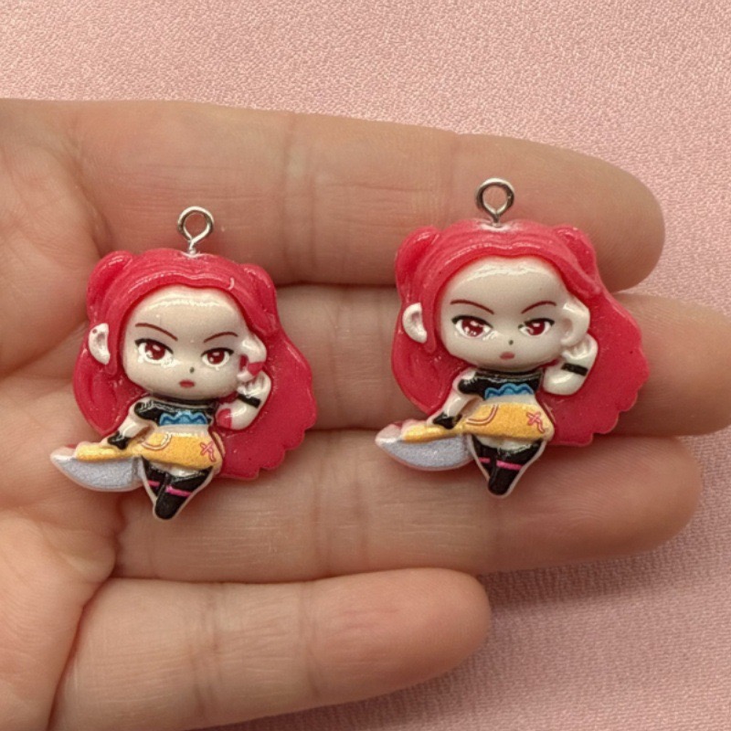 10pcs resin cartoon pendant, D - Resin Art Handmade review and price