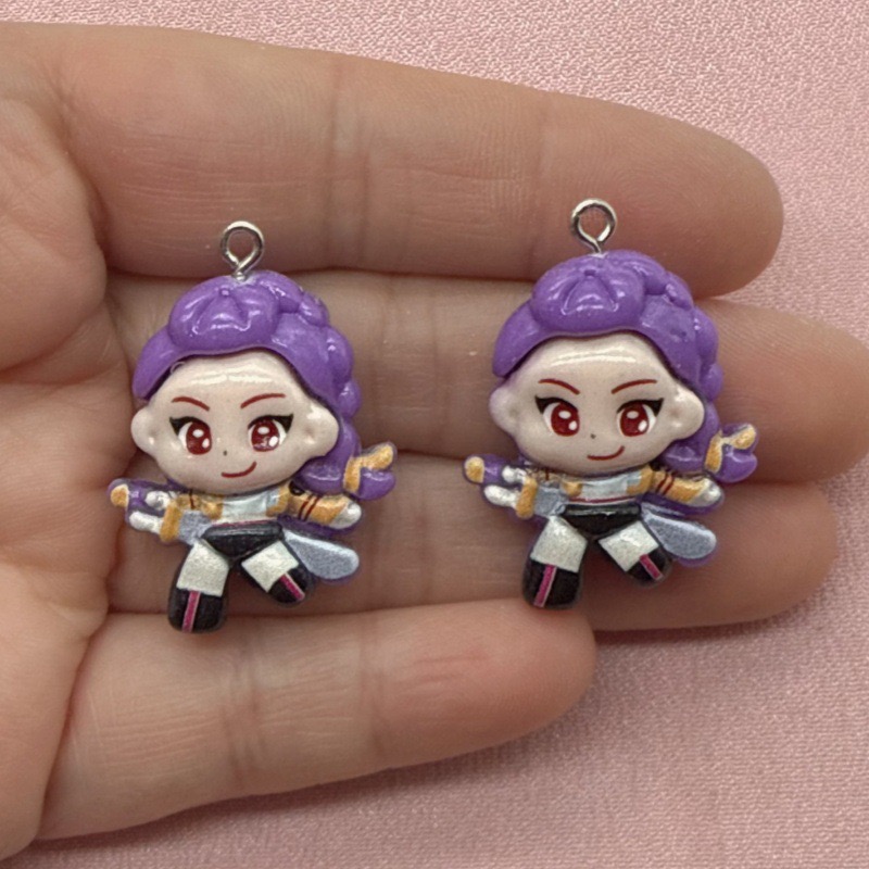 10pcs resin cartoon pendant, D - Resin Art Handmade review and price