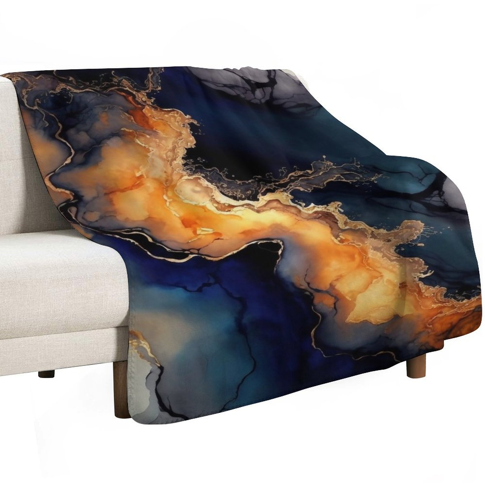 Volcanic Waves - Abstract Alco - Resin Art Watch review and price
