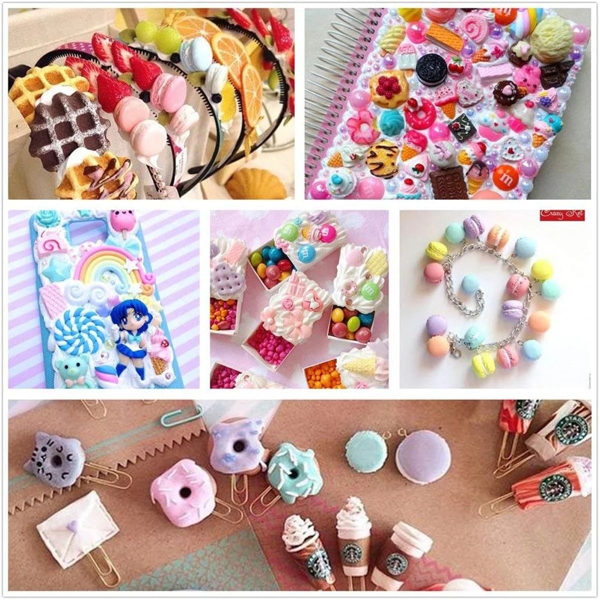 30pcs Random Candy Slime Charm - Resin Art Handmade review and price