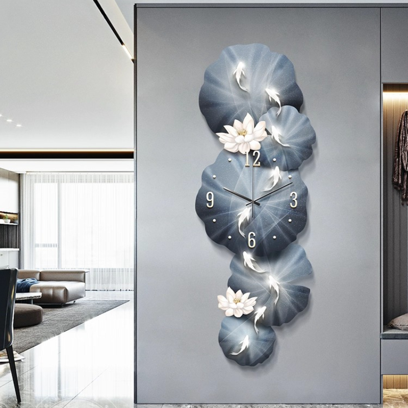 Led Art Mural Wall Clock High  - Resin Art Watch review and price