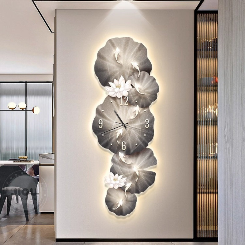 Led Art Mural Wall Clock High  - Resin Art Watch review and price