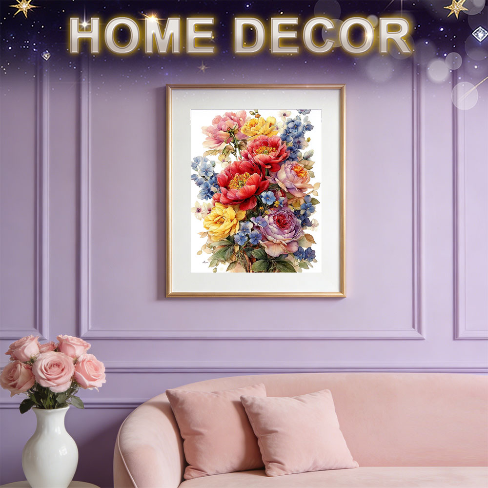 HUACAN Diamond Painting Kit Fl - Resin Art For Rose review and price