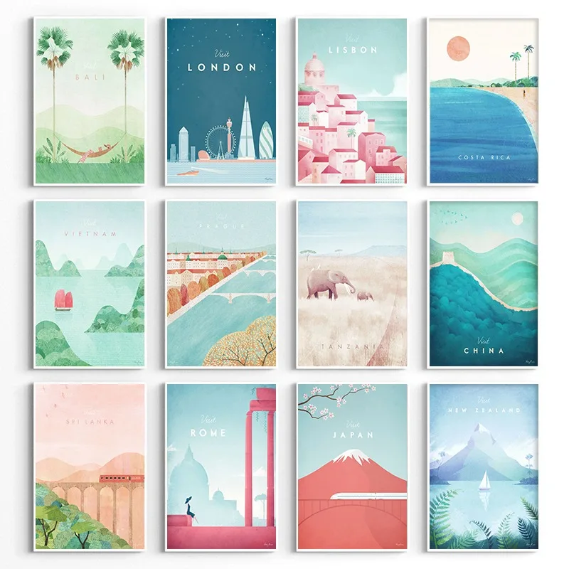 World Minimalist Travel Poster - Resin Art New Zealand review and price