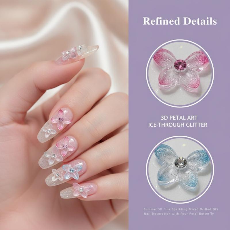 30Pcs 3D Glitter Resin Butterf - Resin Art Using Flowers review and price