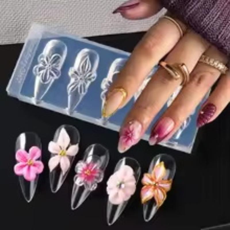 Silicone 3D Flower Nail Mold f - Resin Art Using Flowers review and price