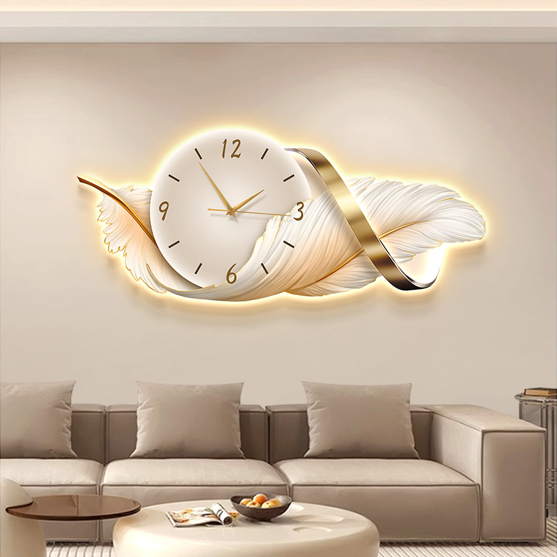 Big Size Metal Wall Art Clock  - Resin Art Watch review and price