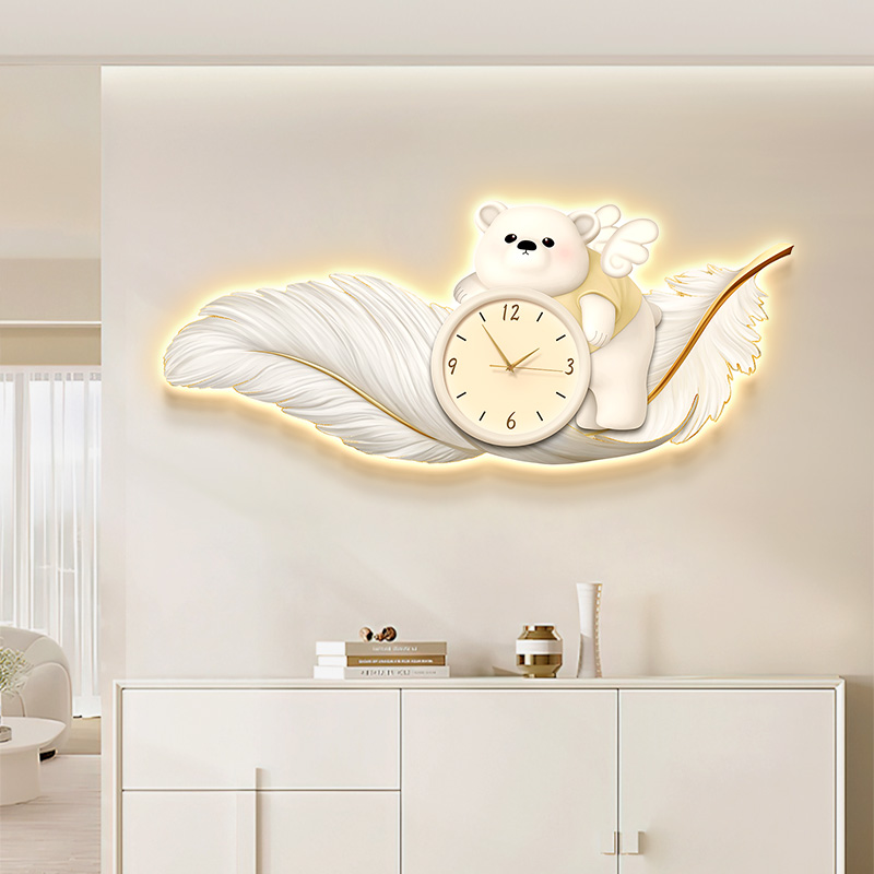 Big Size Metal Wall Art Clock  - Resin Art Watch review and price