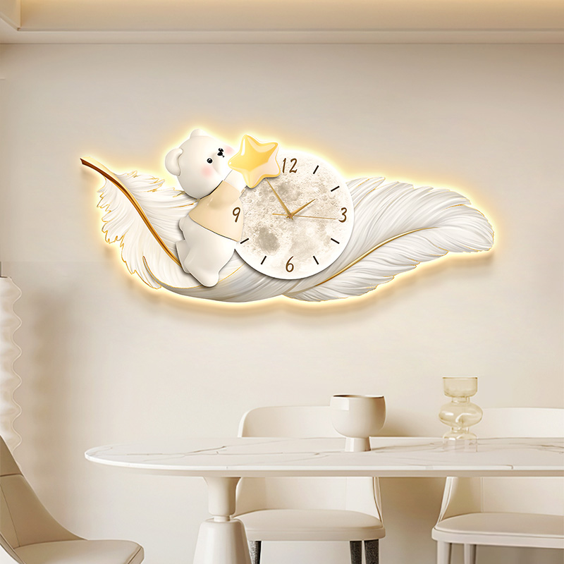 Big Size Metal Wall Art Clock  - Resin Art Watch review and price